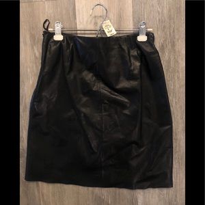 Ann Taylor 100% Genuine Leather Skirt Brand New